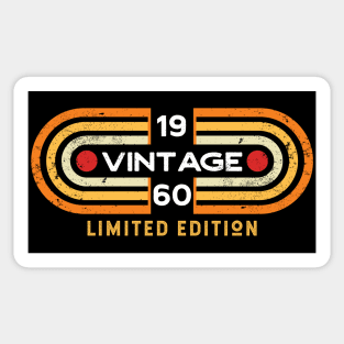 Vintage 1960 | Retro Video Game Style Sticker